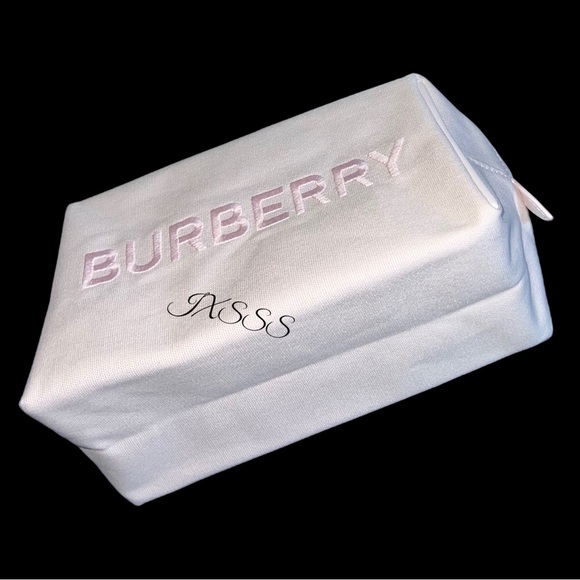 (Light-Pink) Burberry Beauty (Embroidered) Cosmetic-Makeup Bag/Pouch - Picture 13 of 15